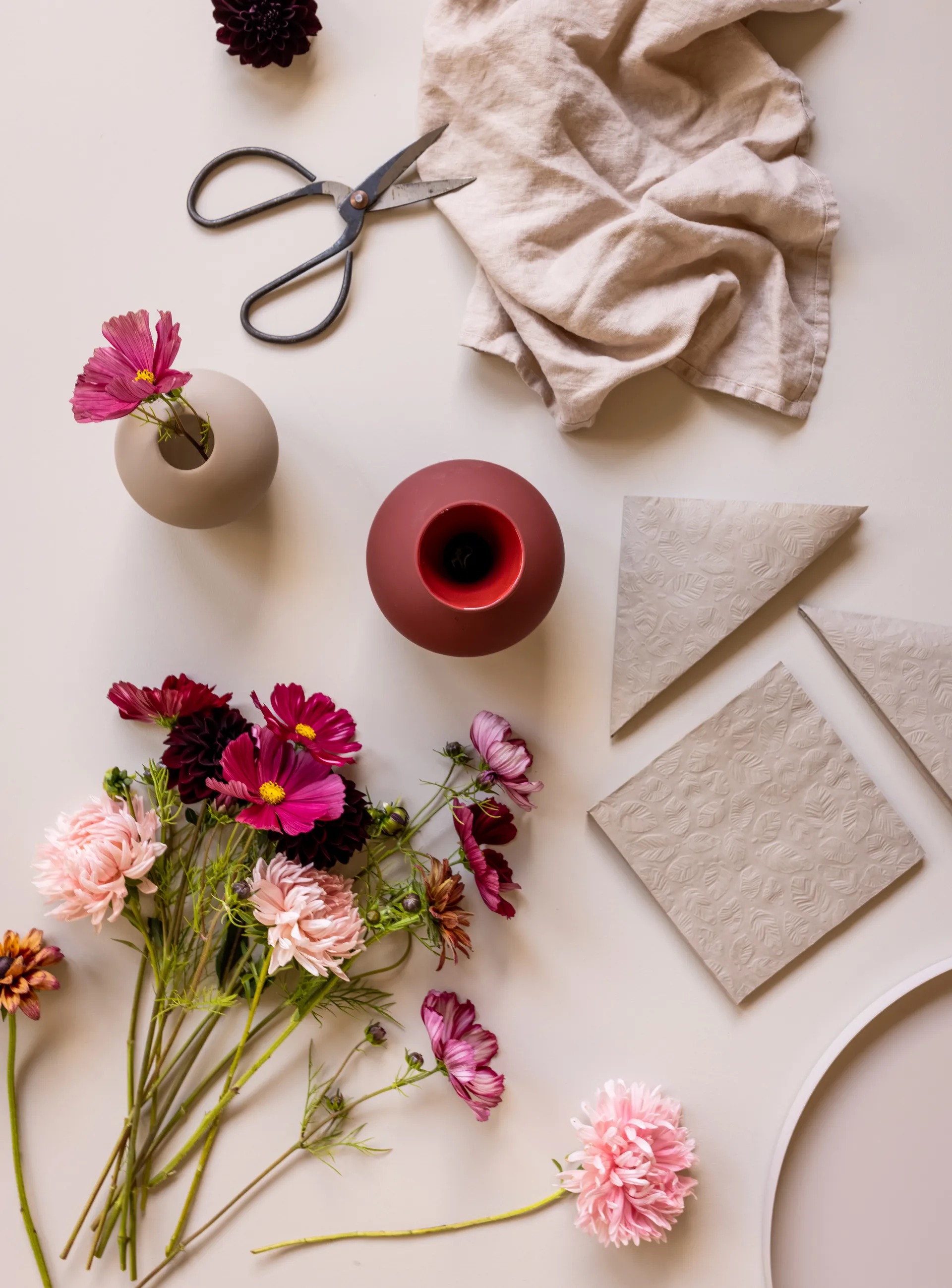 Tovagliolo Cooee Leaf 33x33 cm confezione da 20, Sand Cooee Design