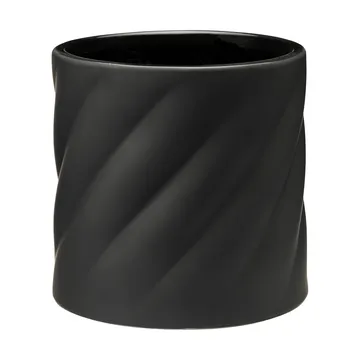 Twist vaso - Black, medium Ø19 cm - Cooee Design