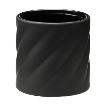 Twist vaso - Nero, piccolo Ø12 cm - Cooee Design