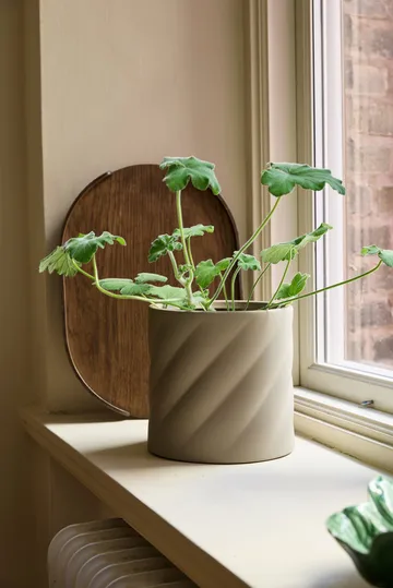 Twist vaso - Sabbia, medium Ø19 cm - Cooee Design