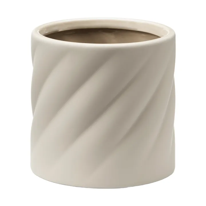 Twist vaso - Sand, small Ø12 cm - Cooee Design