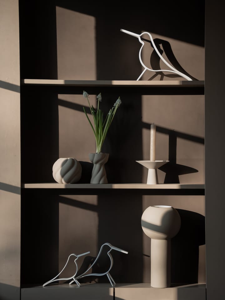 Uccello grande Woody, Bianco Cooee Design