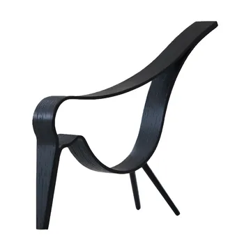 Uccello medio Woody - legno di rovere mordente nero - Cooee Design