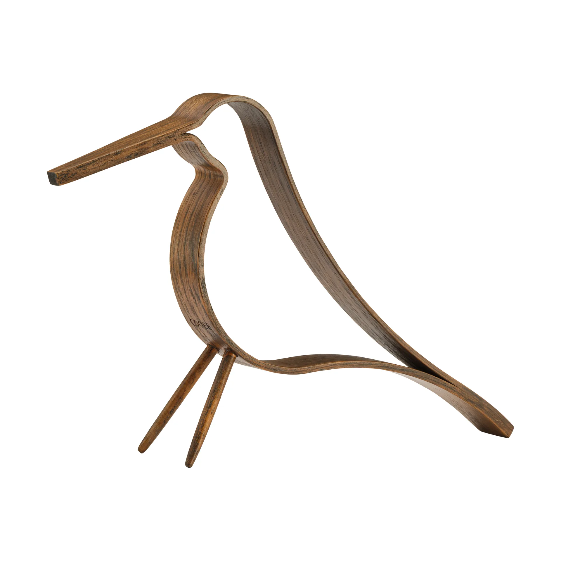 Uccello medio Woody, Rovere tinto scuro Cooee Design