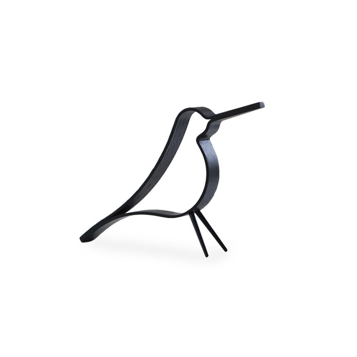 Uccello piccolo Woody - legno di rovere mordente nero - Cooee Design