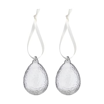 Uova pendenti di Pasqua Gry confezione da 2 - Clear - Cooee Design