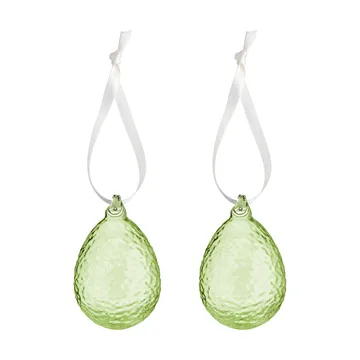 Uova pendenti di Pasqua Gry confezione da 2 - Lime - Cooee Design