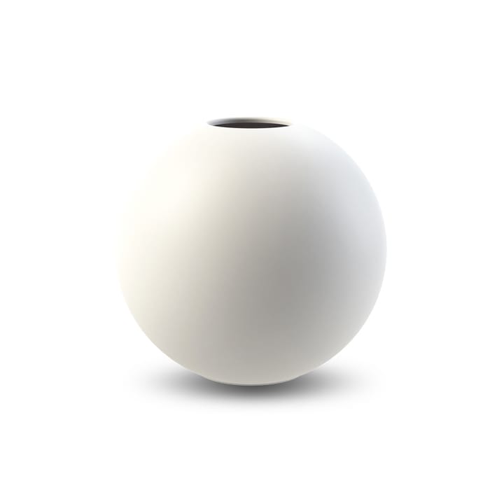 Vaso Ball bianco - 10 cm - Cooee Design