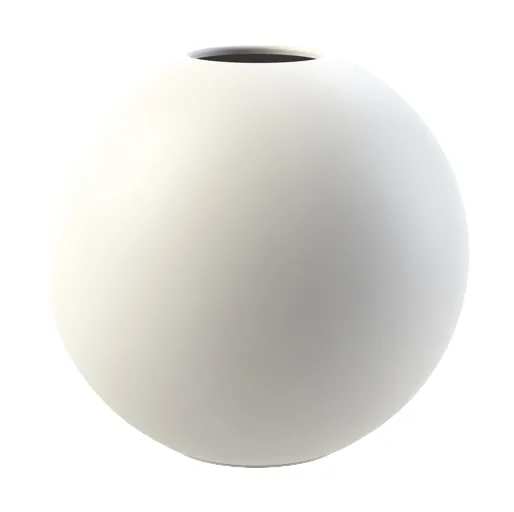 Vaso Ball bianco - 8 cm - Cooee Design