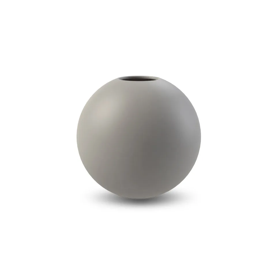 Vaso Ball grigio, 8 cm Cooee Design