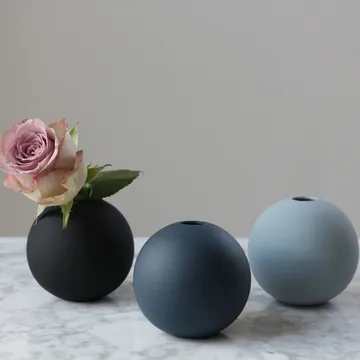 Vaso Ball midnight blue - 8 cm - Cooee Design