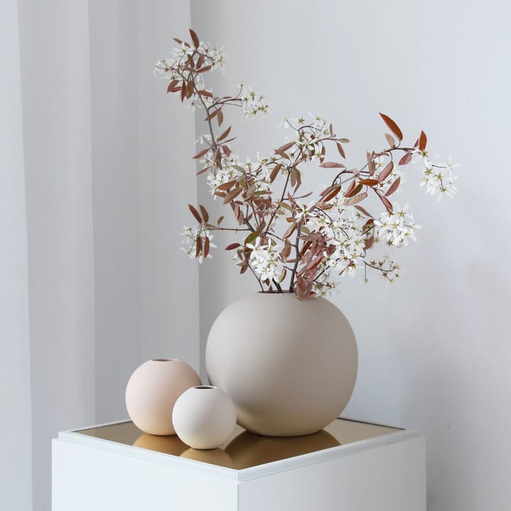 Vaso Ball sand, 20 cm Cooee Design
