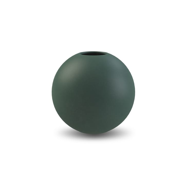 Vaso Ball verde scuro, 8 cm Cooee Design