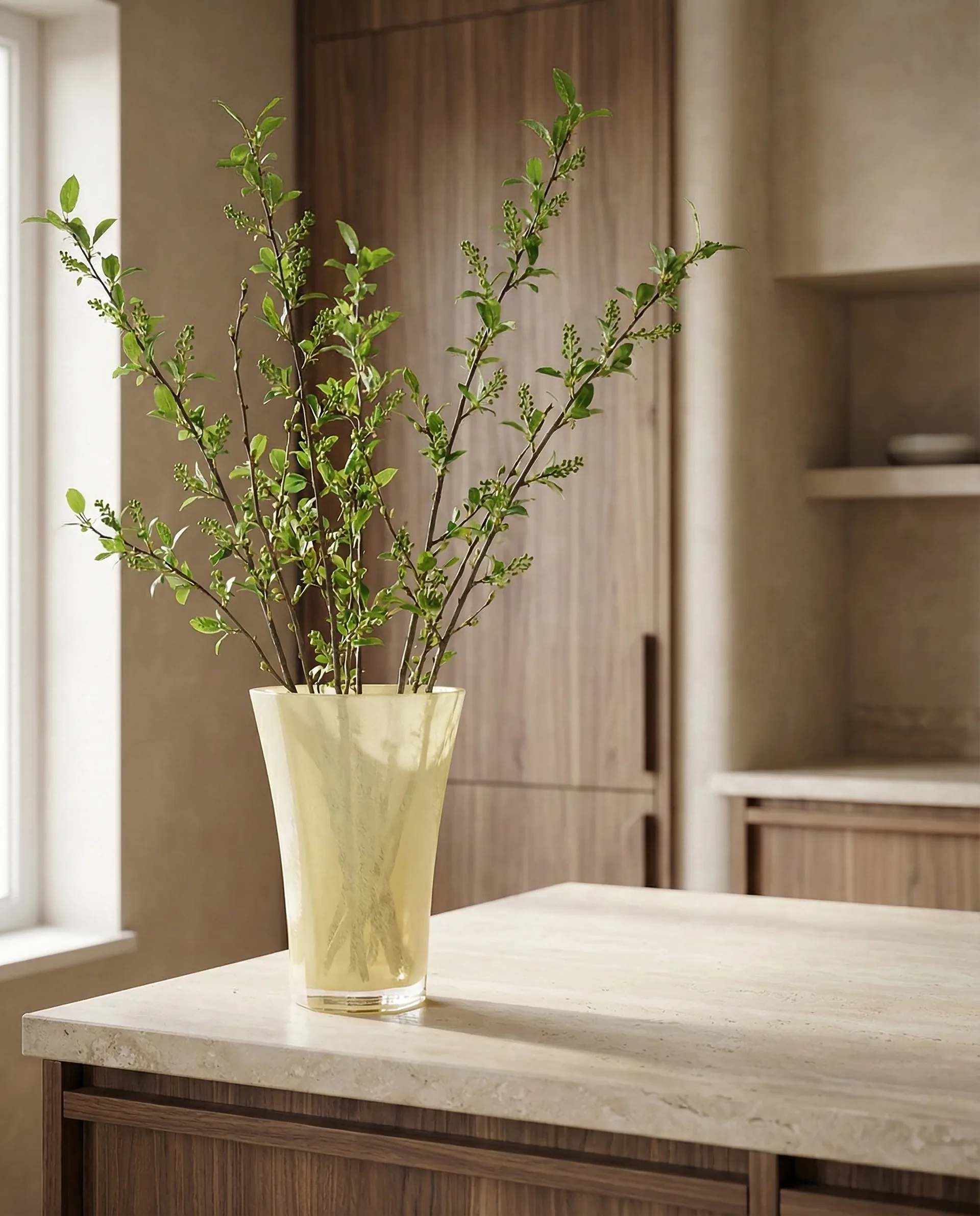 Vaso Liliané 28 cm, Butter yellow Cooee Design