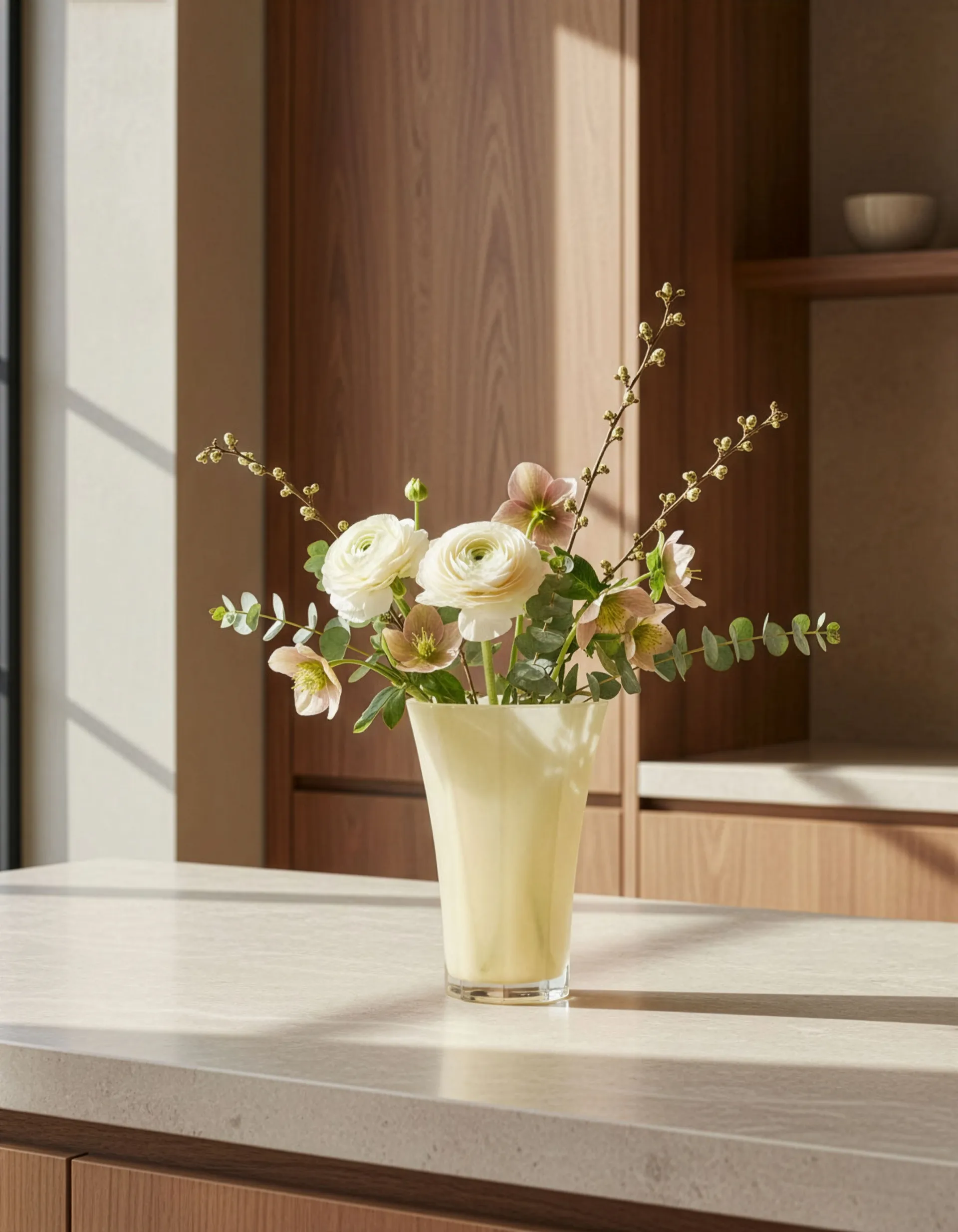 Vaso Liliané 28 cm, Butter yellow Cooee Design