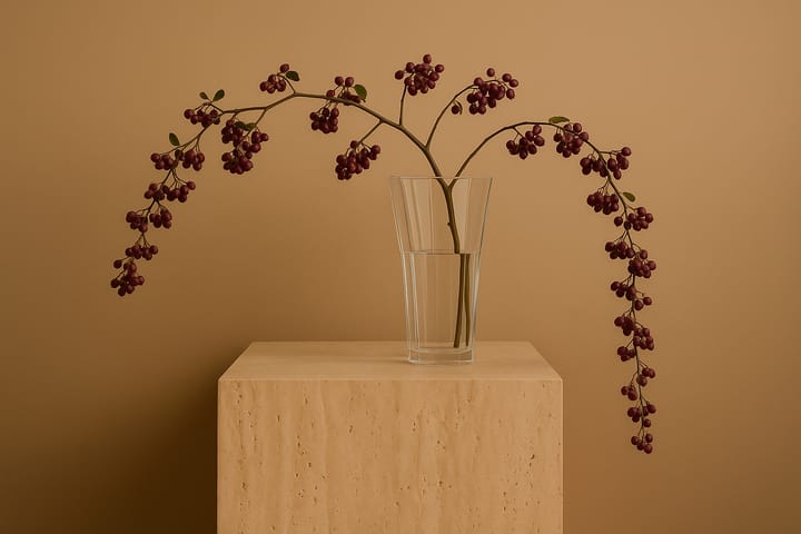 Vaso Liliané 28 cm, Trasparente Cooee Design