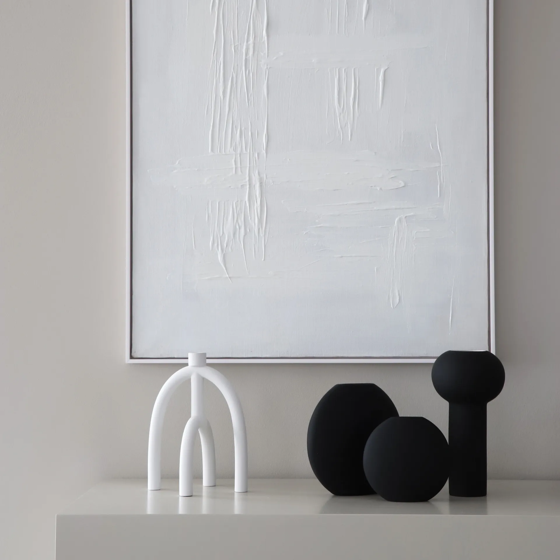 Vaso Pillar 24 cm, Nero Cooee Design