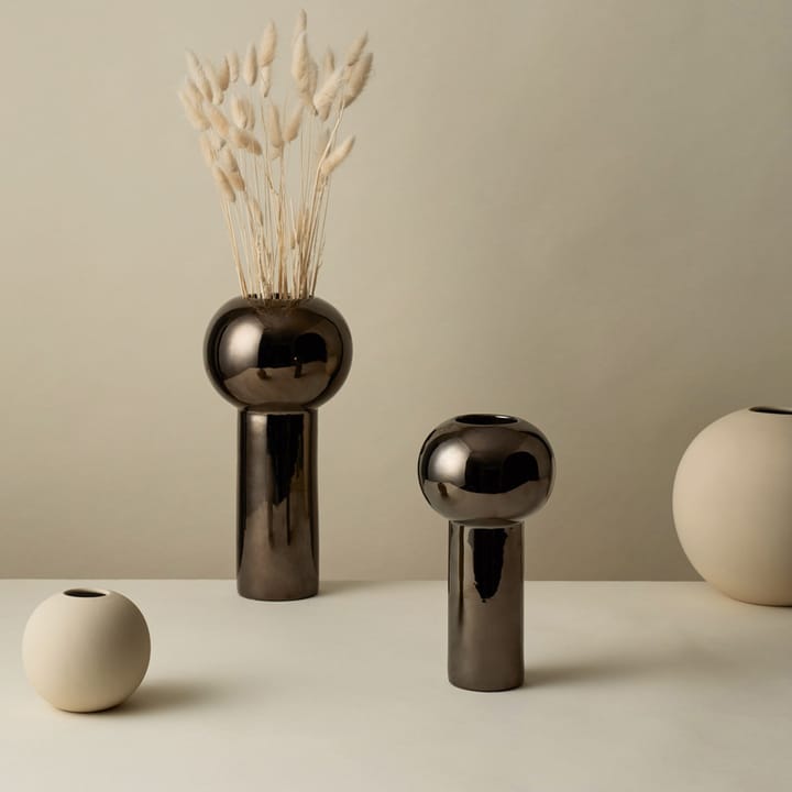 Vaso Pillar 32 cm - Dark silver - Cooee Design