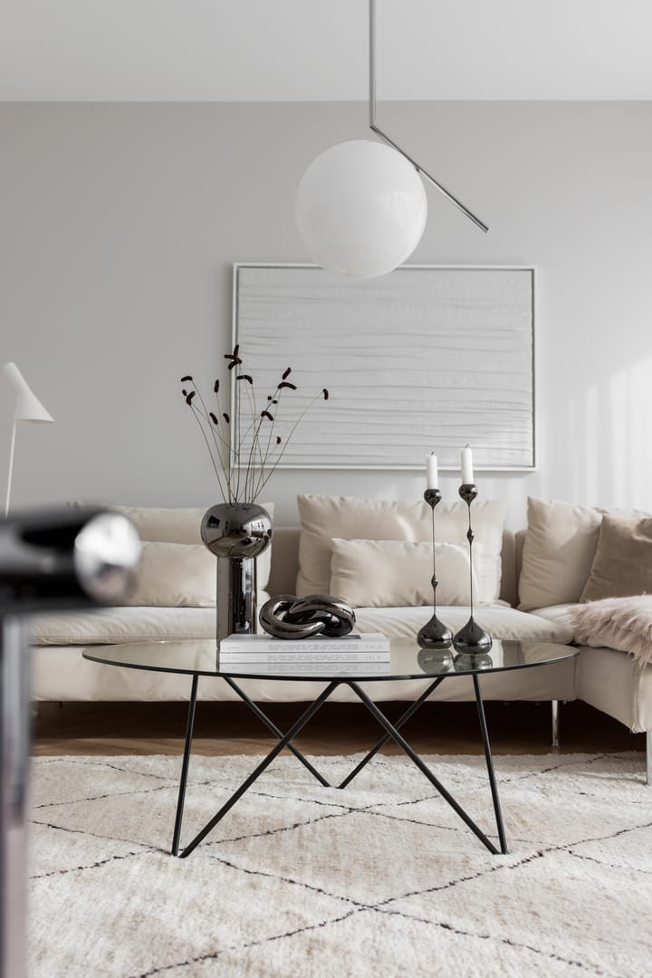 Vaso Pillar 32 cm, Dark silver Cooee Design