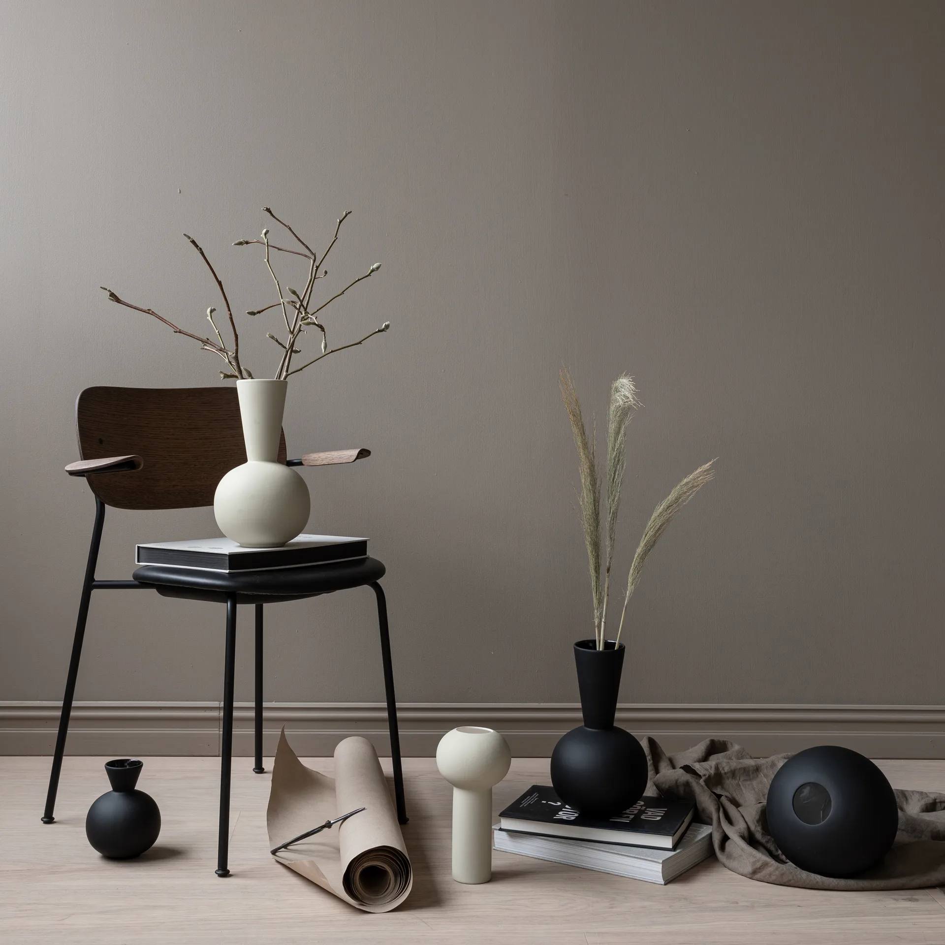 Vaso Trumpet 30 cm, Shell Cooee Design