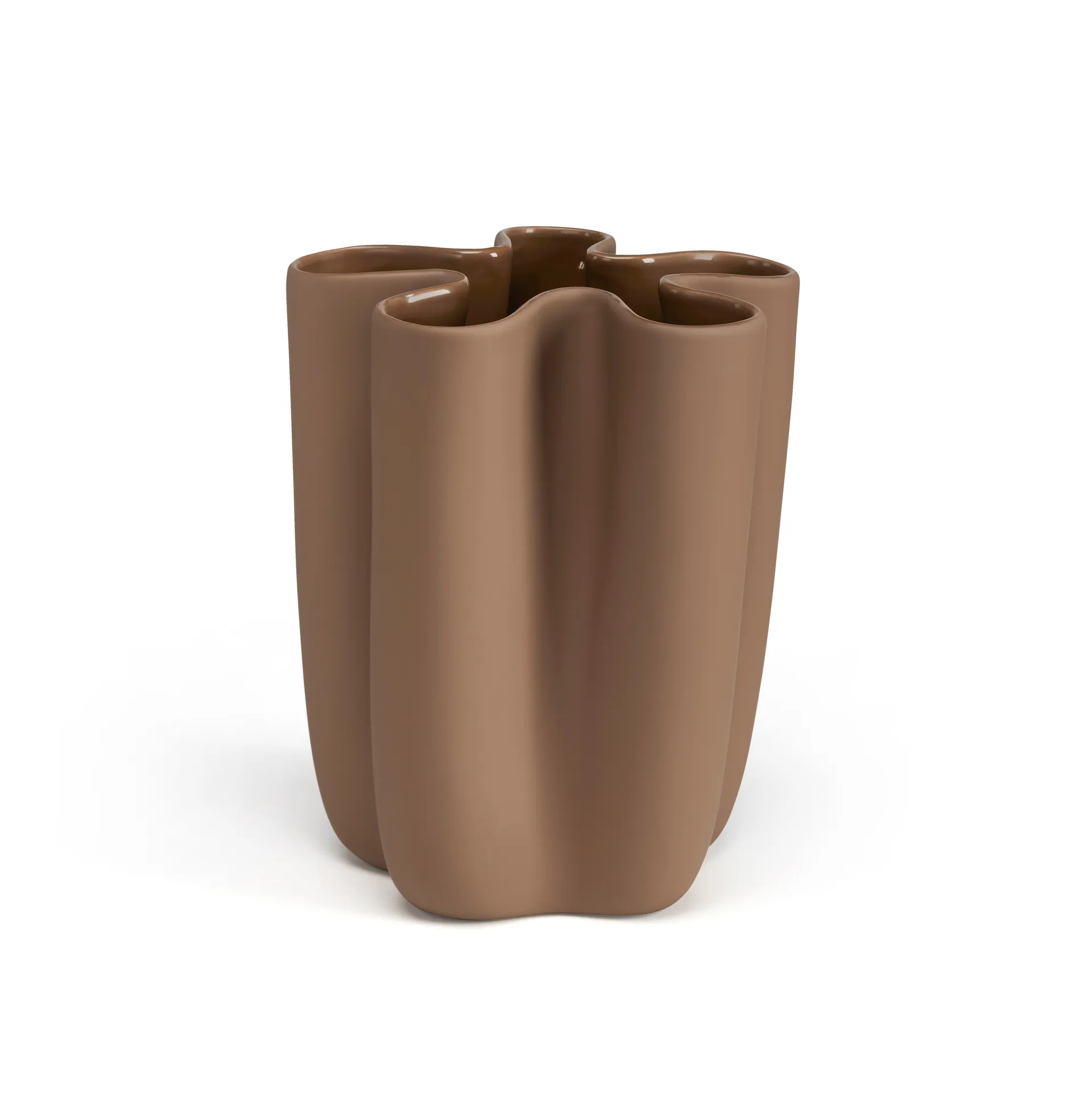 Vaso Tulipa nocciola, 20 cm Cooee Design