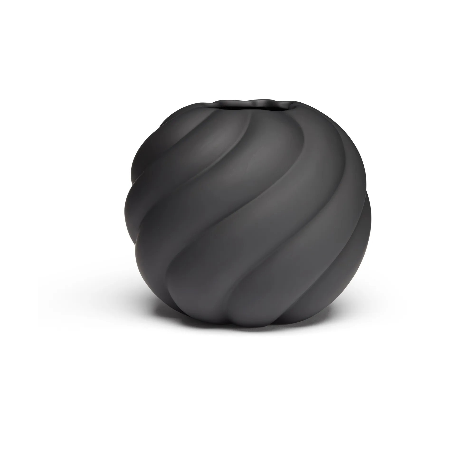 Vaso Twist ball 12 cm, Nero Cooee Design