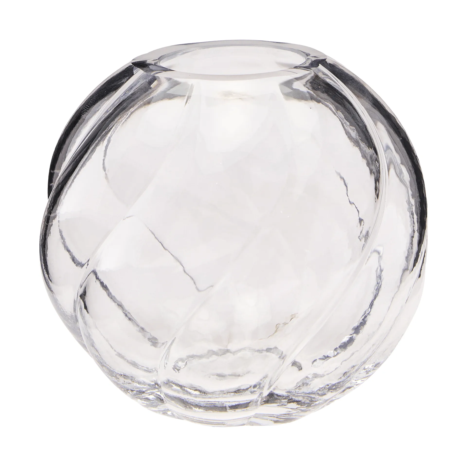 Vaso Twist ball 12 cm, Trasparente Cooee Design