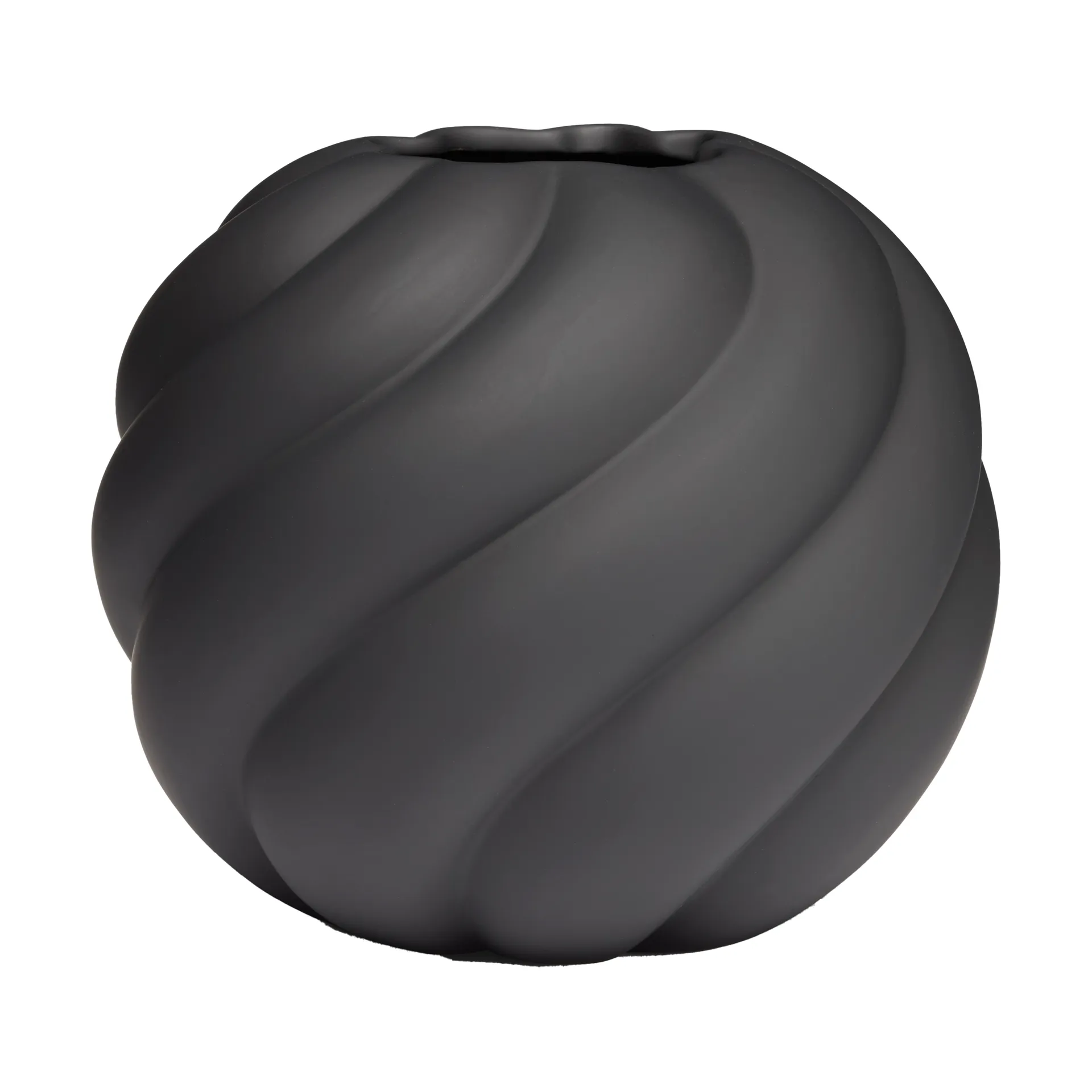Vaso Twist ball 20 cm, Nero Cooee Design