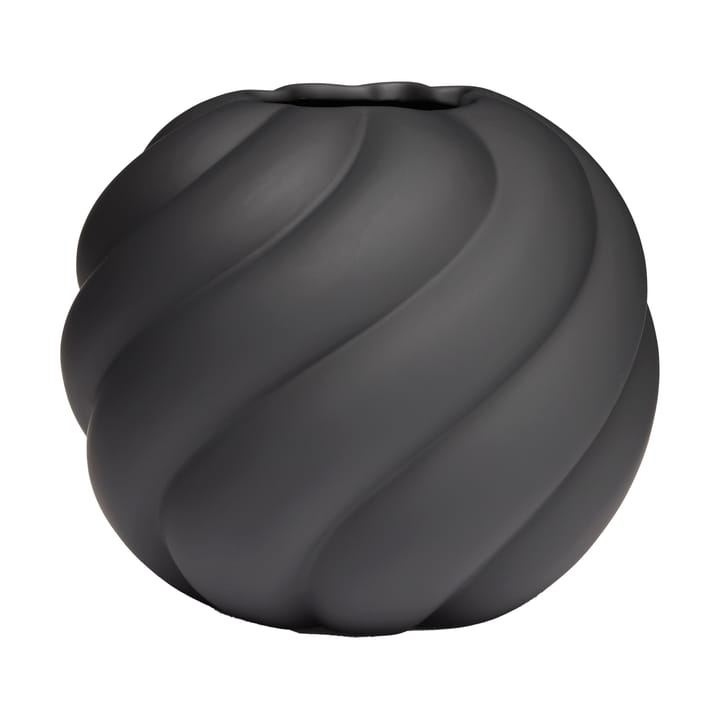 Vaso Twist ball 20 cm - Nero - Cooee Design