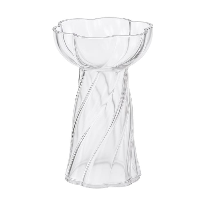 Vaso Twist bulb 19 cm - Trasparente - Cooee Design