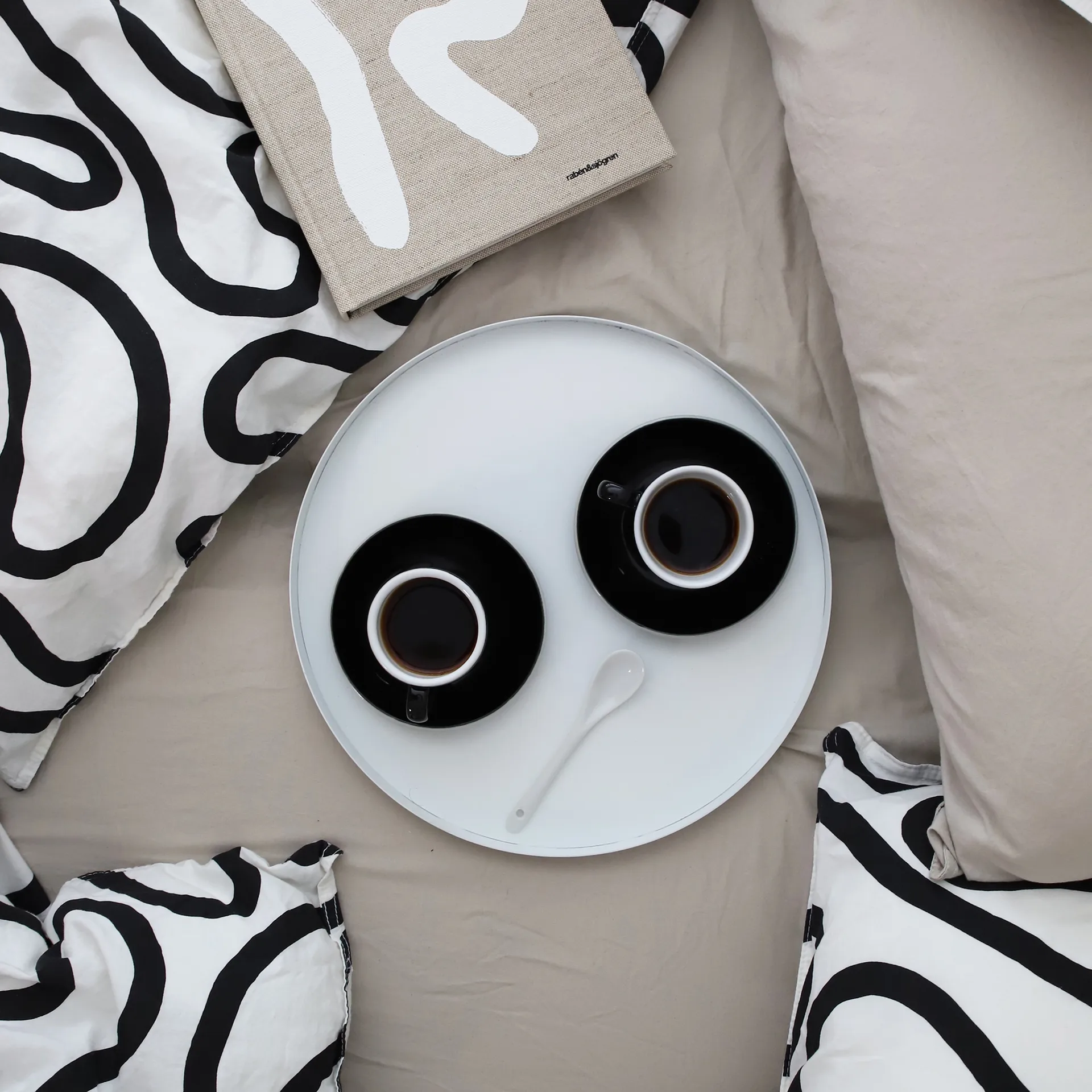 Vassoio Cooee 30 cm rotondo, bianco Cooee Design