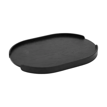 Vassoio Woody - Rovere tinto nero, 28x40 cm - Cooee Design