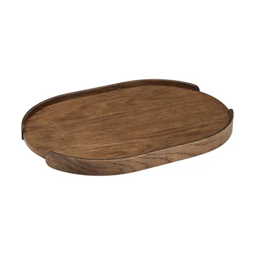 Vassoio Woody - Rovere tinto scuro, 28x40 cm - Cooee Design
