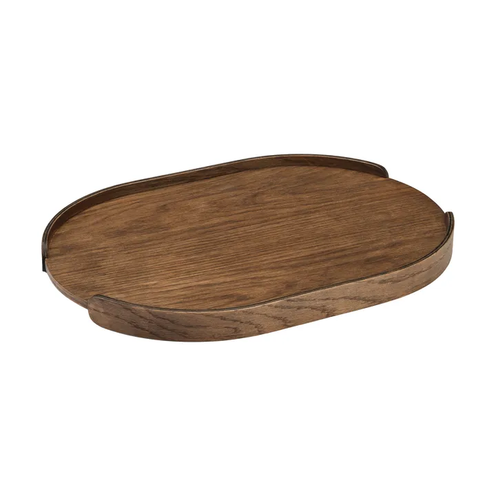 Vassoio Woody - Rovere tinto scuro, 28x40 cm - Cooee Design