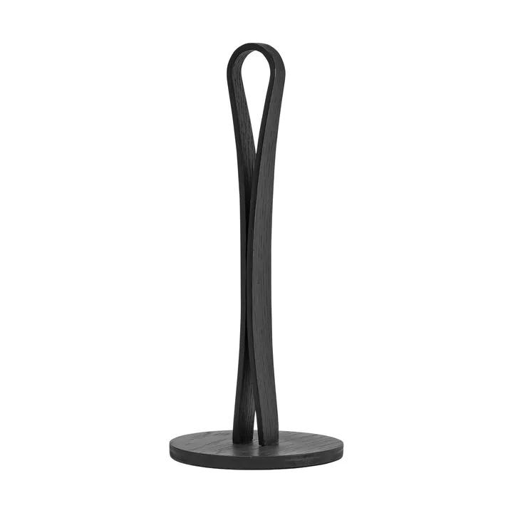 Woody portarotolo da cucina - Rovere tinto nero - Cooee Design