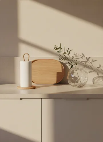 Woody portarotolo da cucina - Rovere - Cooee Design