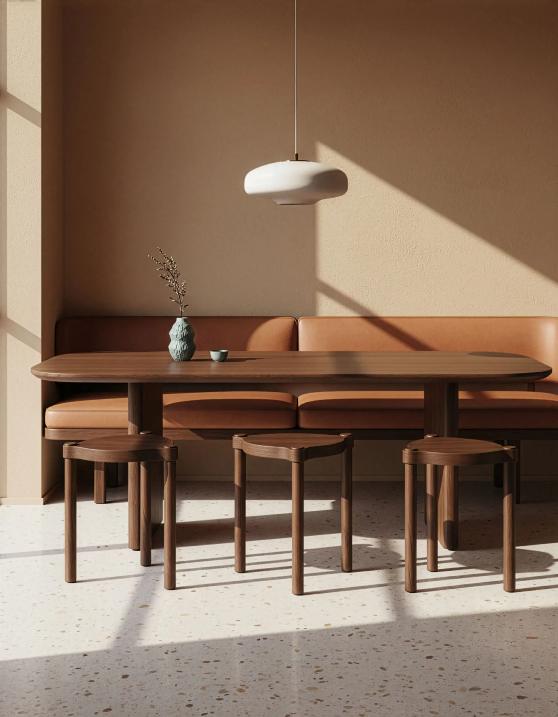 Woody sgabello, Rovere scuro Cooee Design
