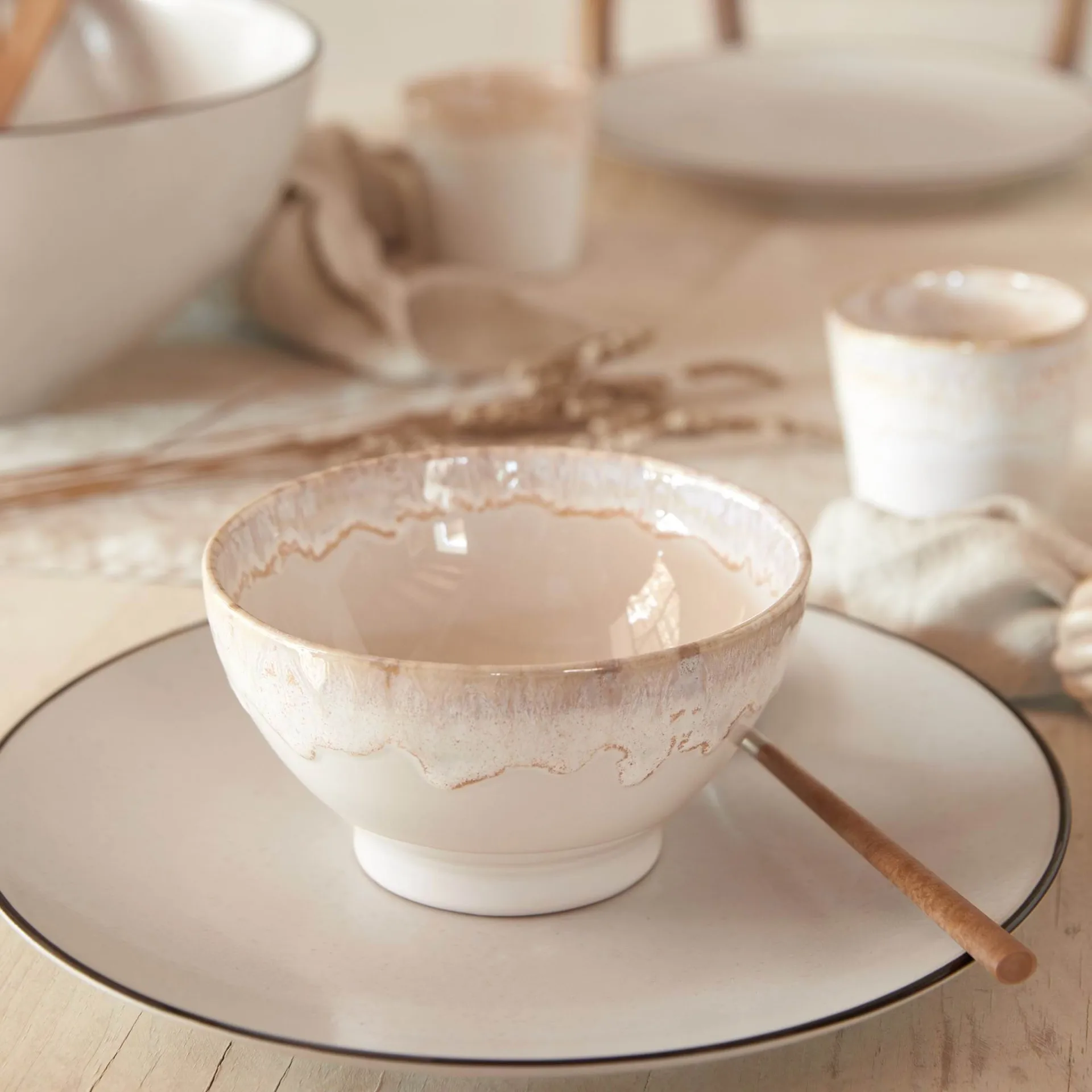 Latte ciotola, Bianco, 55 cl, set da 4 pezzi Costa Nova