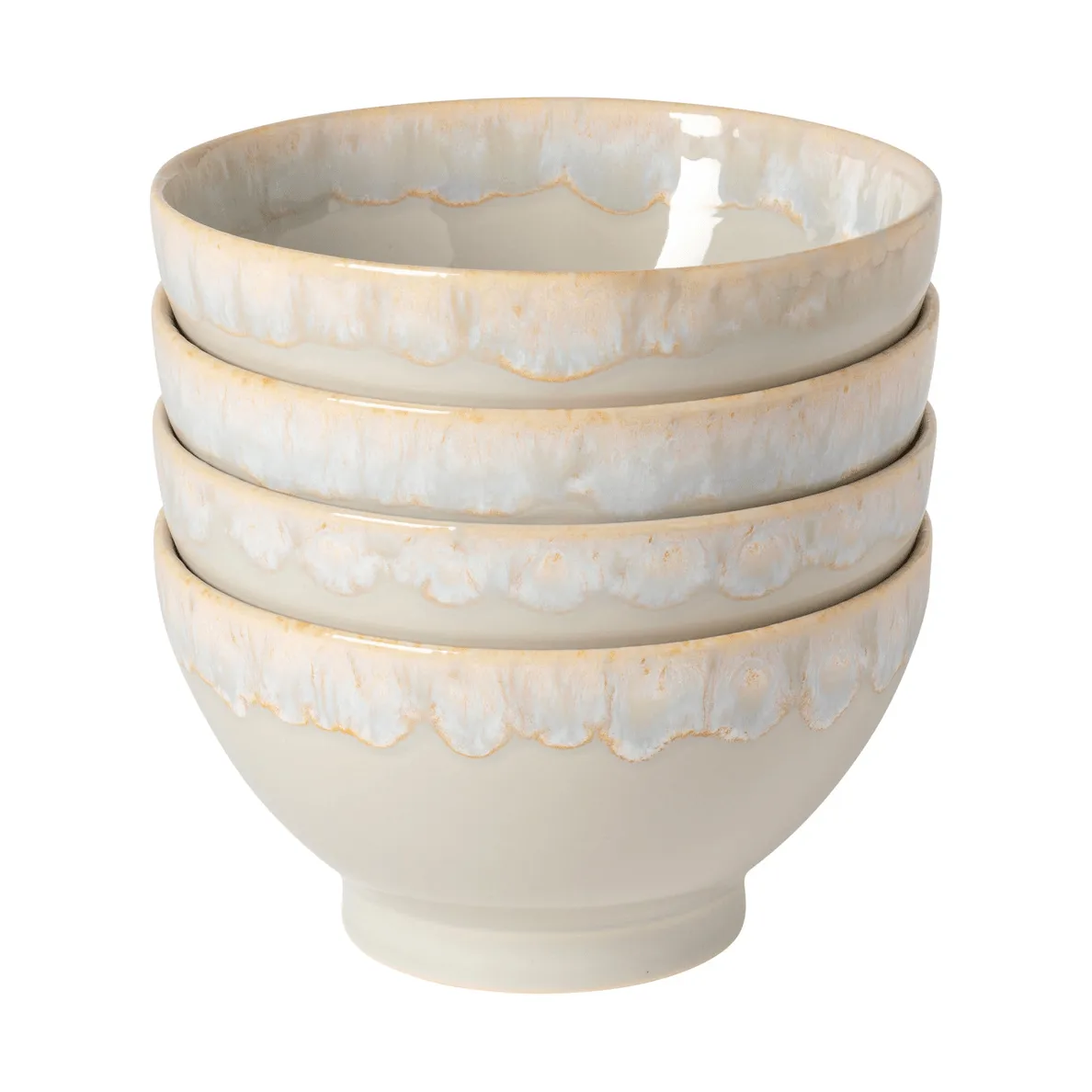 Latte ciotola, Grigio, 55 cl, set da 4 Costa Nova
