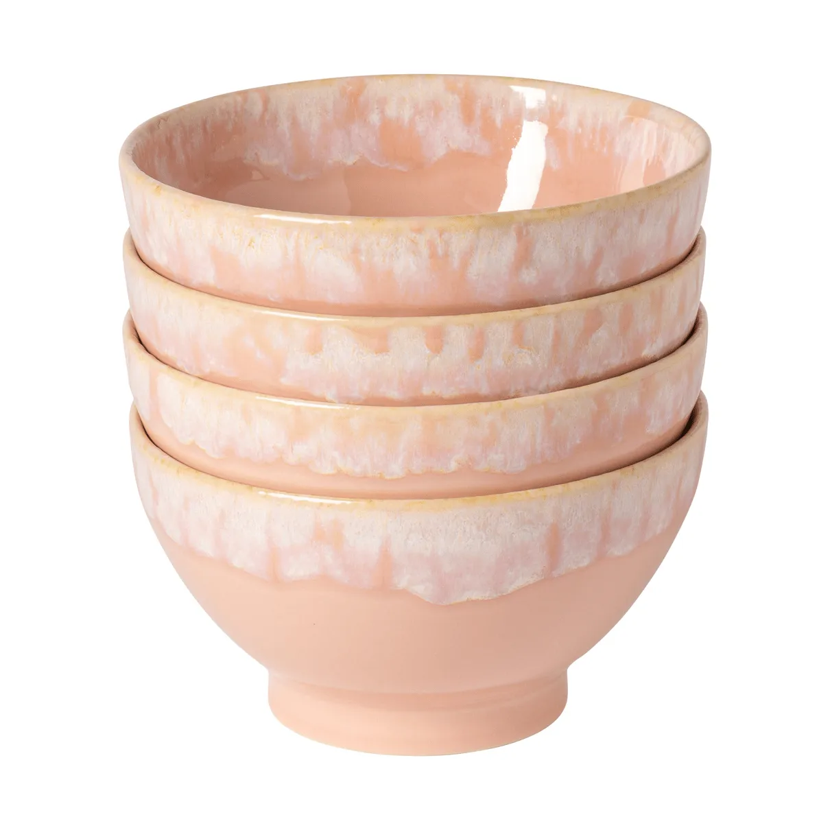 Latte ciotola, Rosa, 55 cl, confezione da 4 Costa Nova