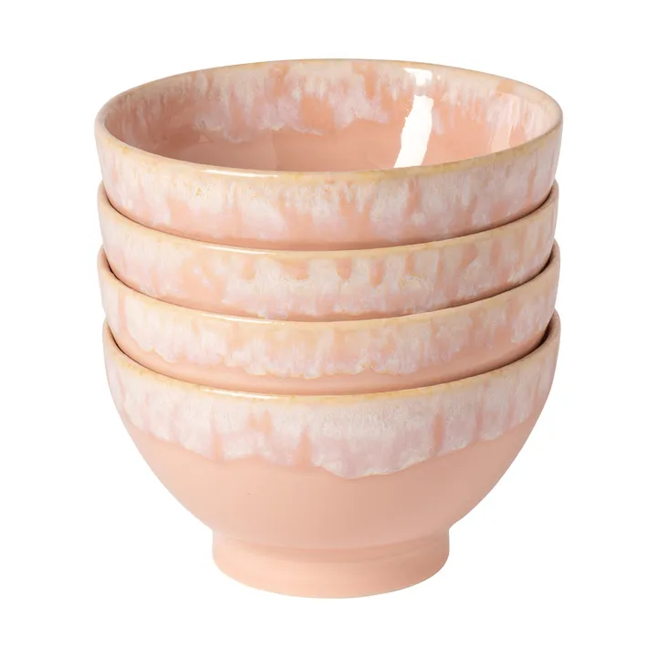 Latte ciotola - Rosa, 55 cl, confezione da 4 - Costa Nova