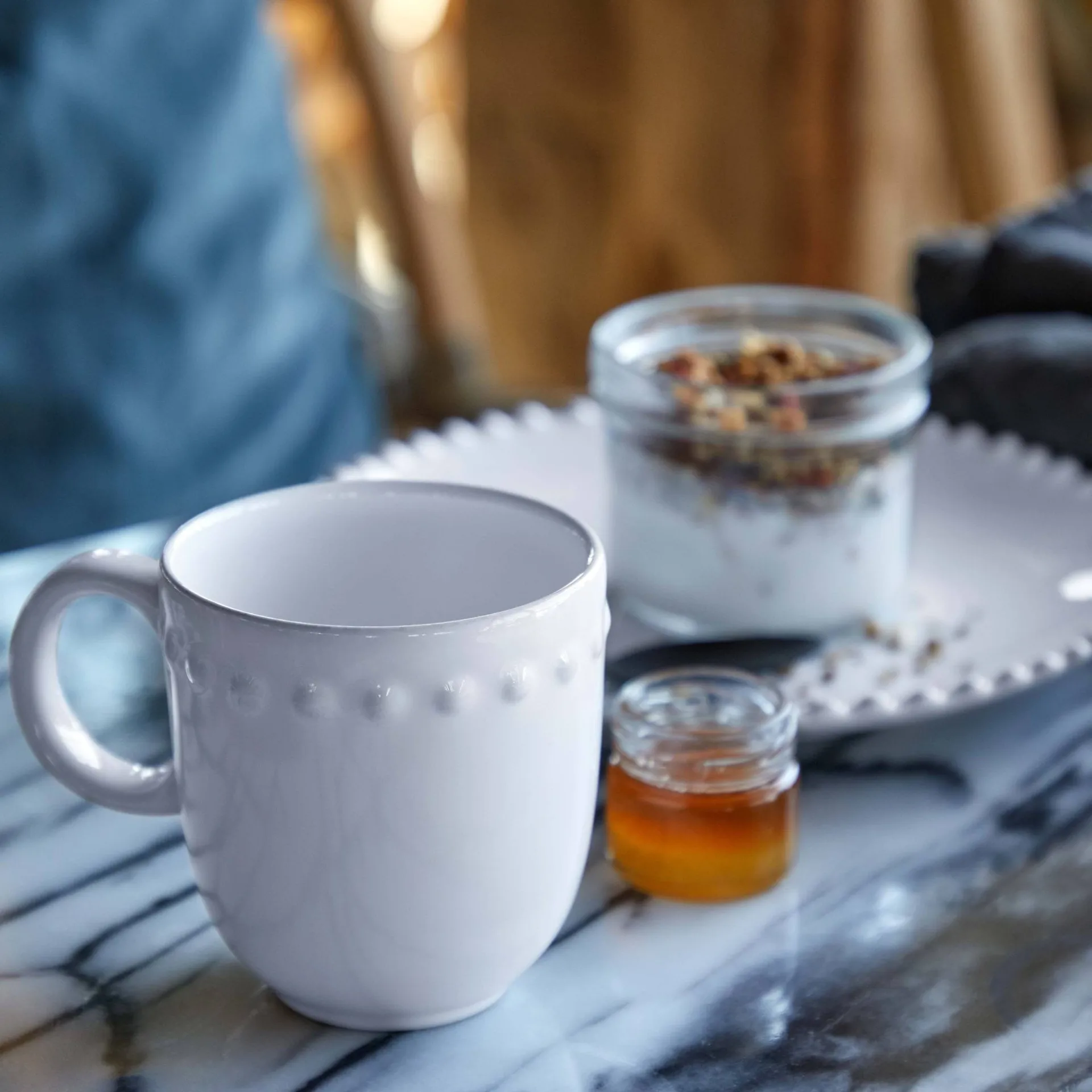 Pearl tazza, Bianco, 37 cl Costa Nova