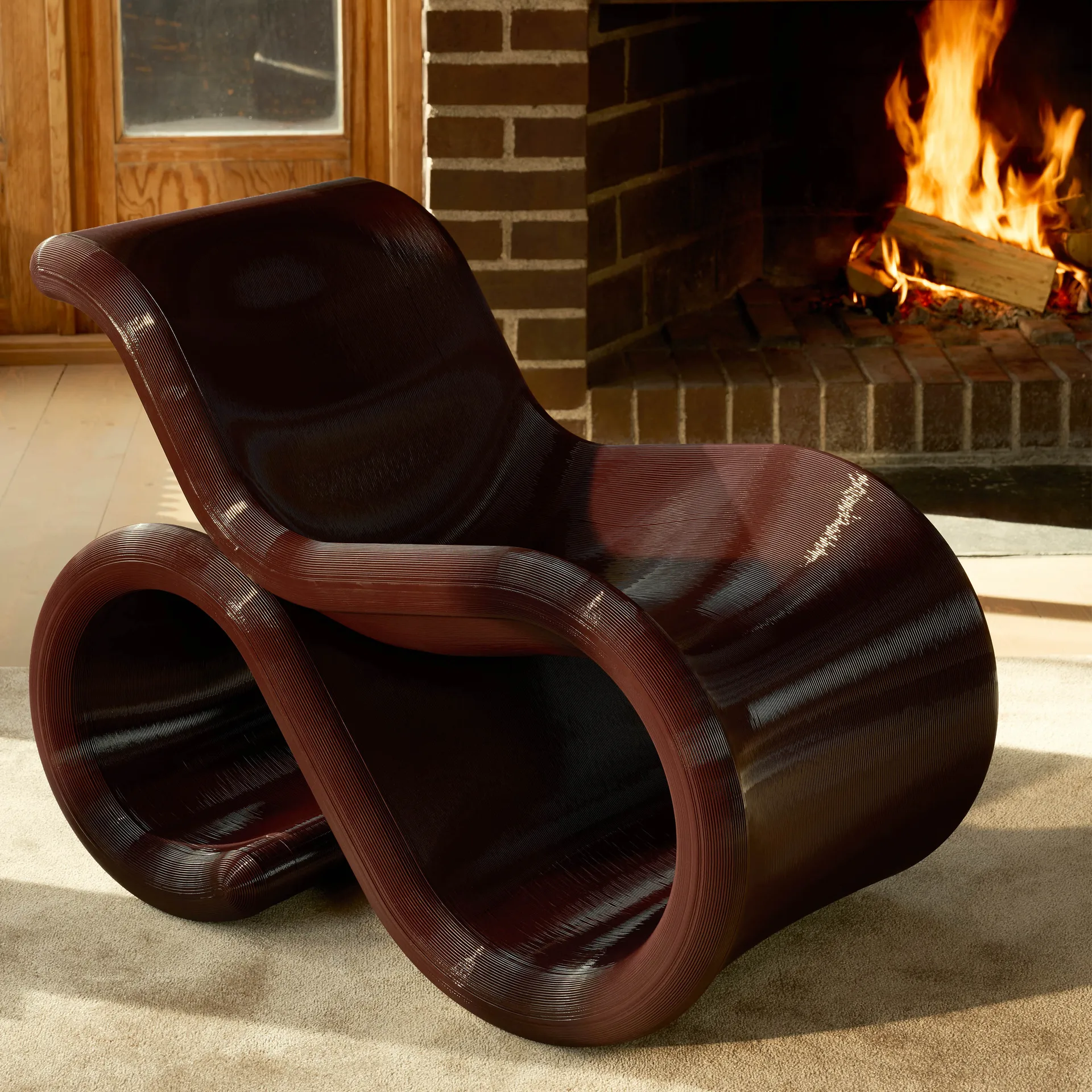 Éclair chair poltrona lounge, Ciliegia Crème Atelier