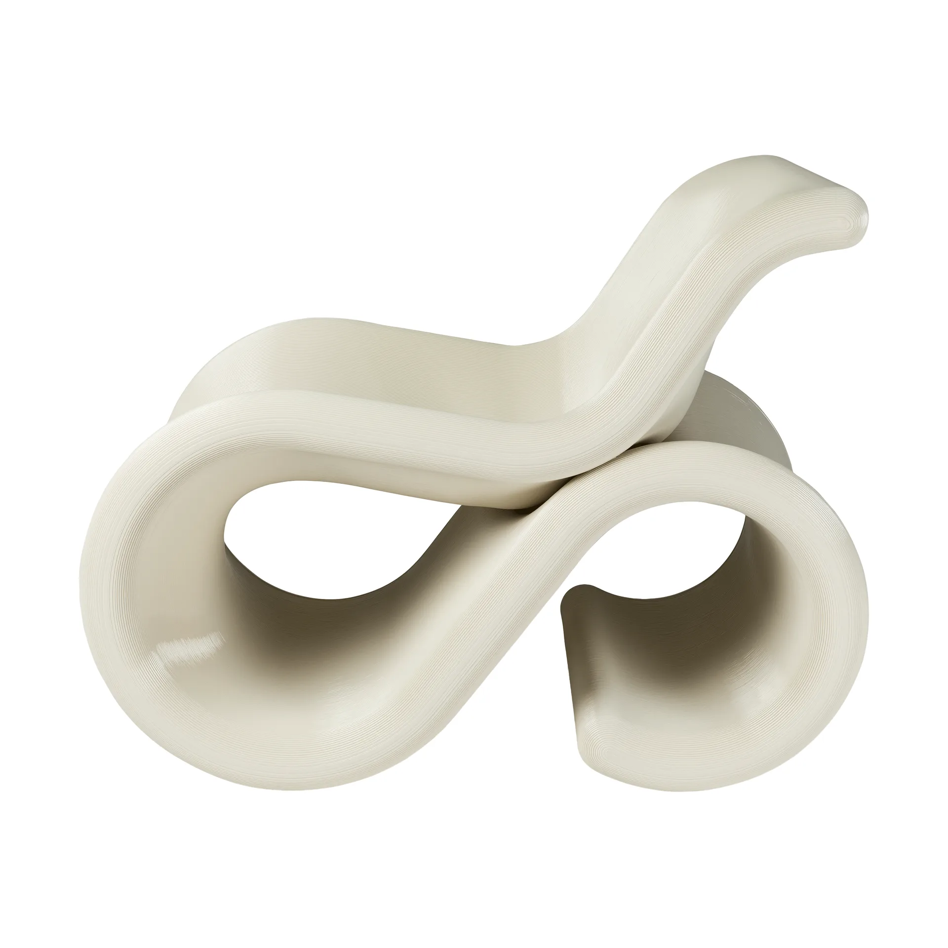 Éclair chair poltrona lounge, Crema Crème Atelier