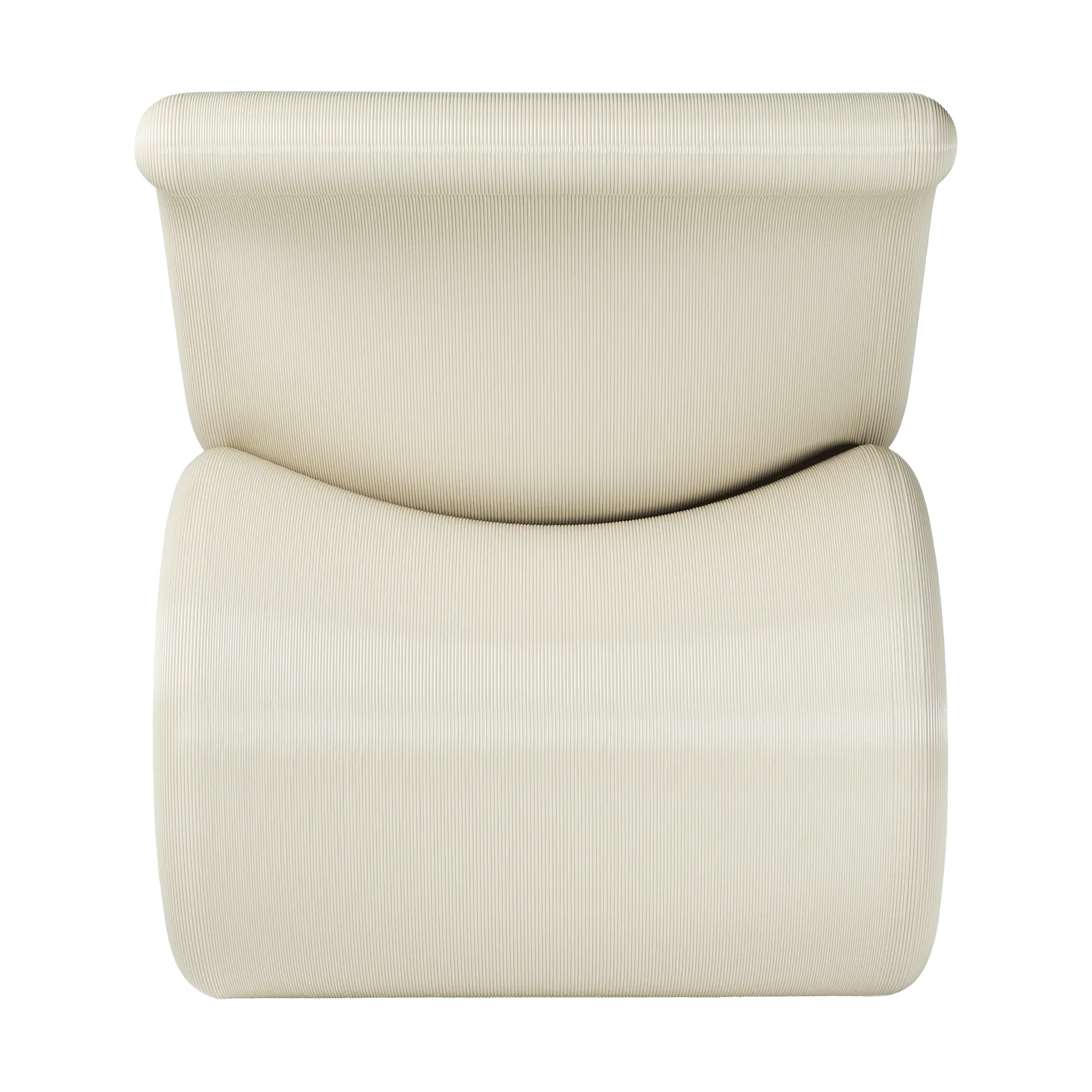 Éclair chair poltrona lounge, Crema Crème Atelier