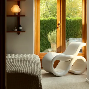 Éclair chair poltrona lounge - Crema - Crème Atelier