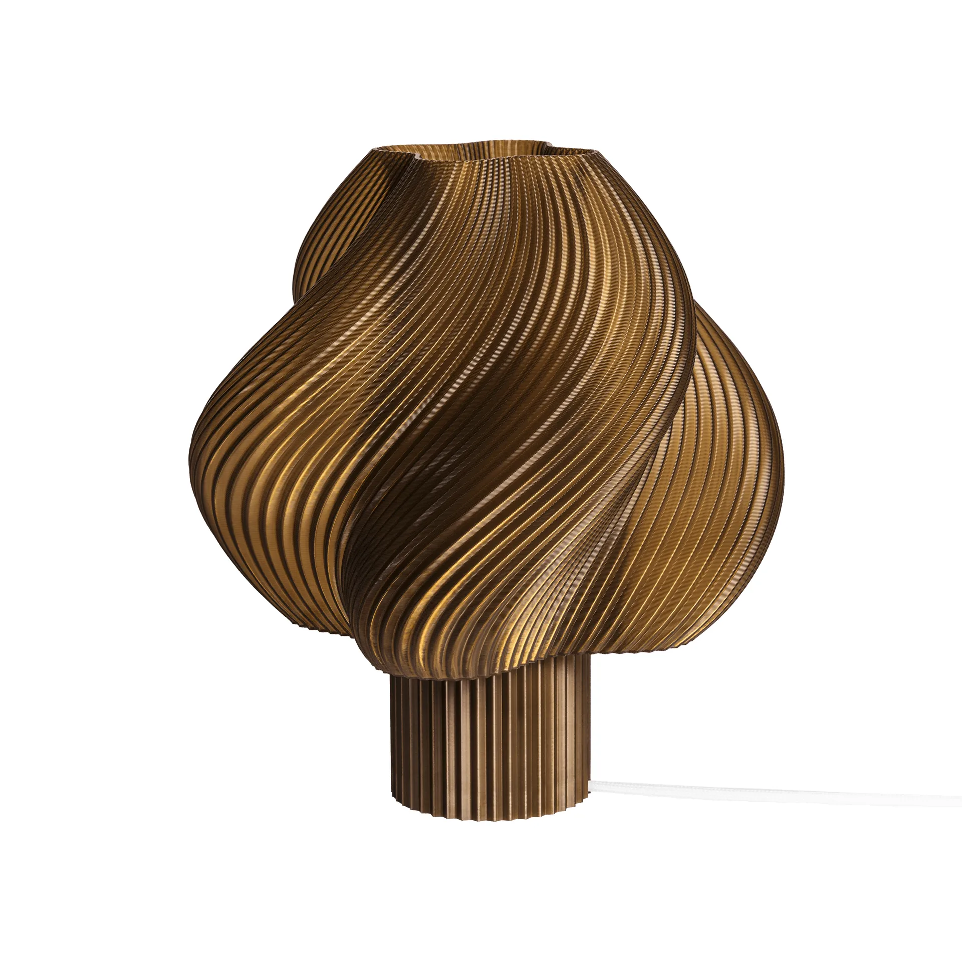 Lampada da tavolo Soft Serve, Caramel, Regular, 26 cm Crème Atelier