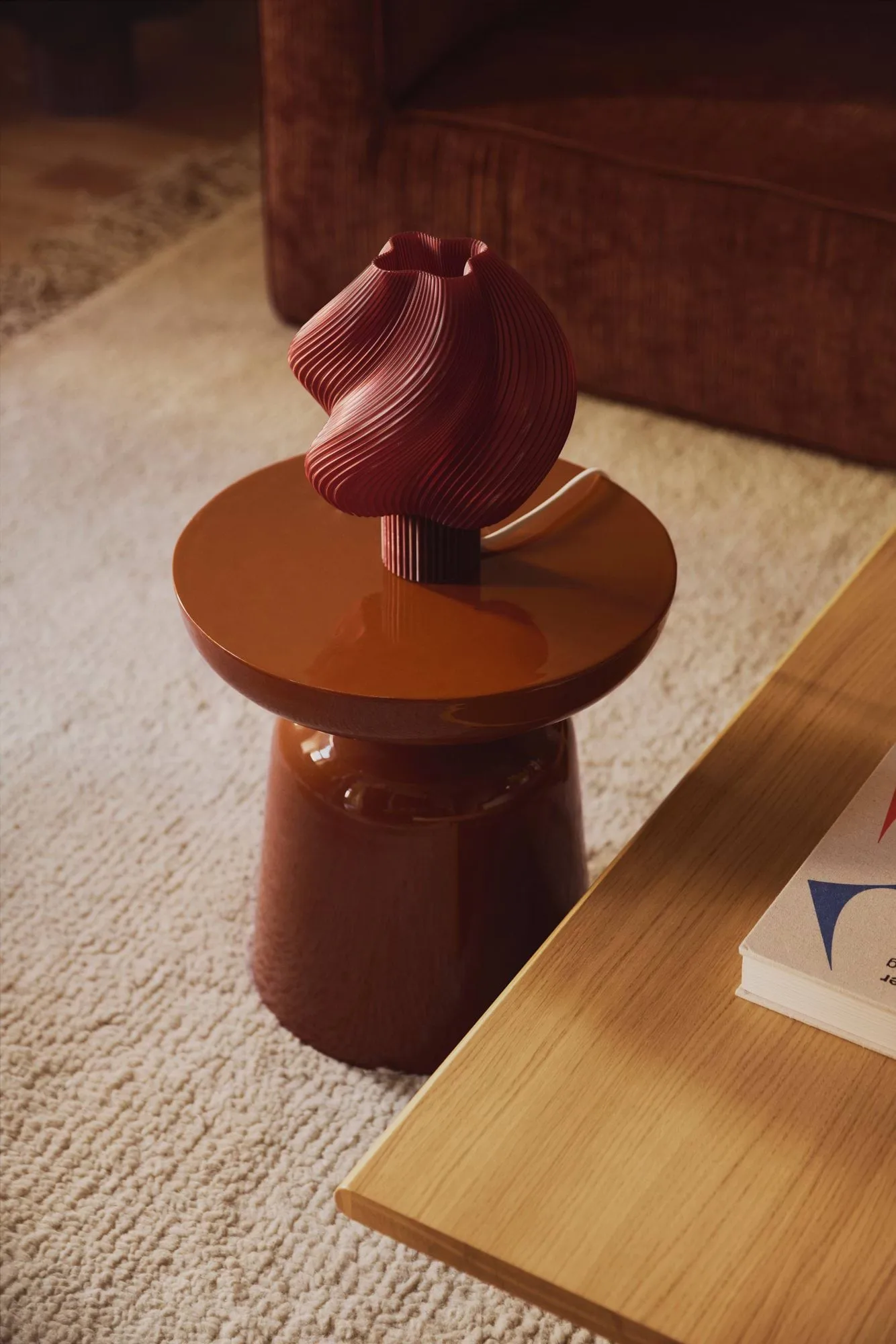 Lampada da tavolo Soft Serve, Cherry, Regular, 26 cm Crème Atelier