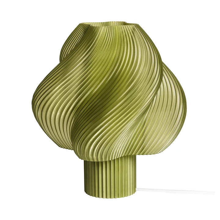 Lampada da tavolo Soft Serve - Olive, Grande, 34 cm - Crème Atelier