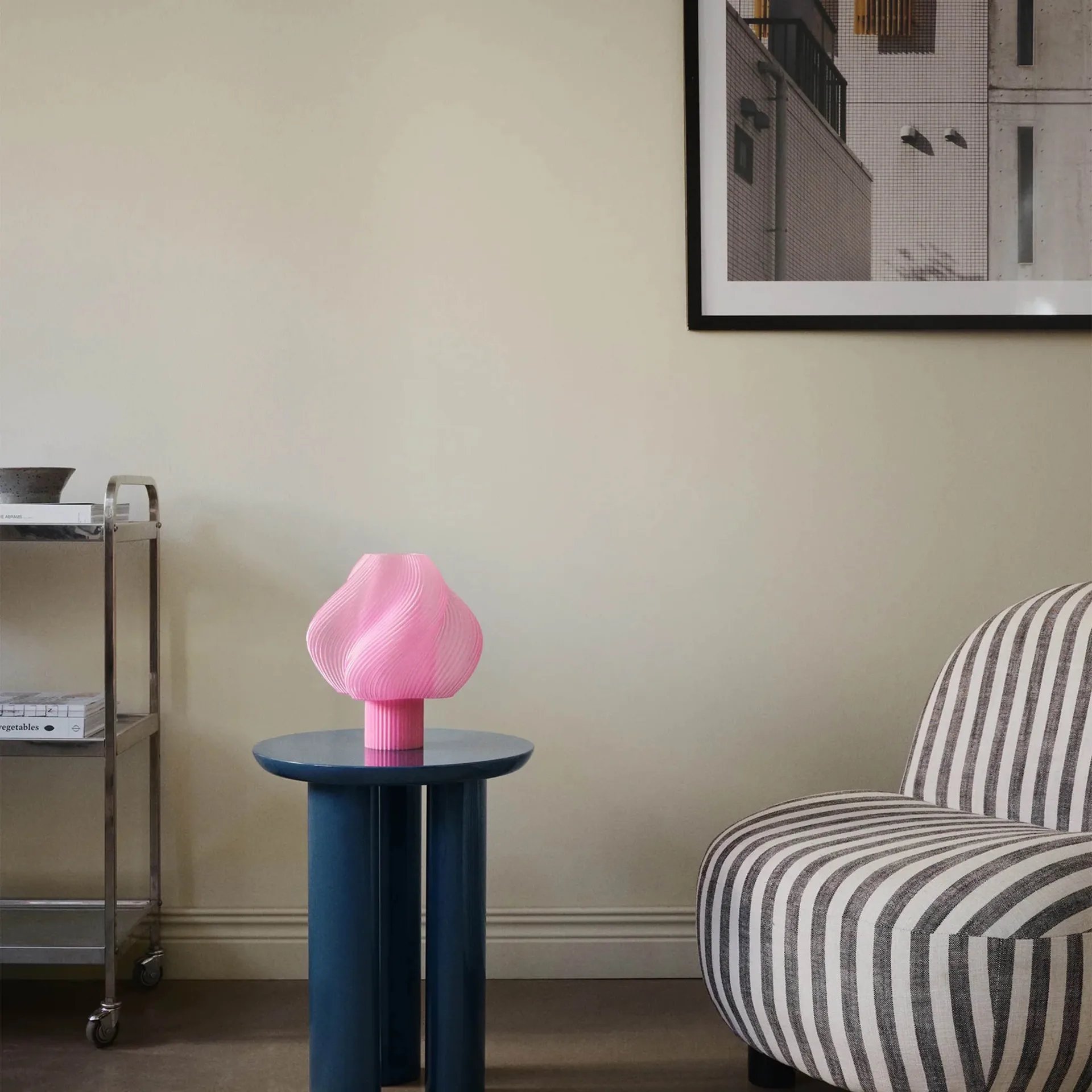 Lampada da tavolo Soft Serve, Rose sorbet, Regular, 26 cm Crème Atelier